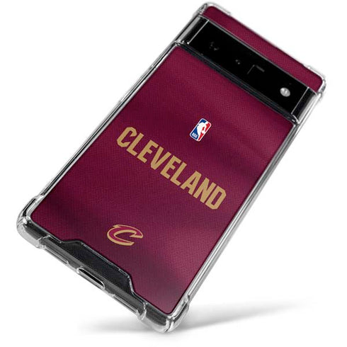 NBA Cleveland Cavaliers Jersey Google Pixel 6 Clear Case